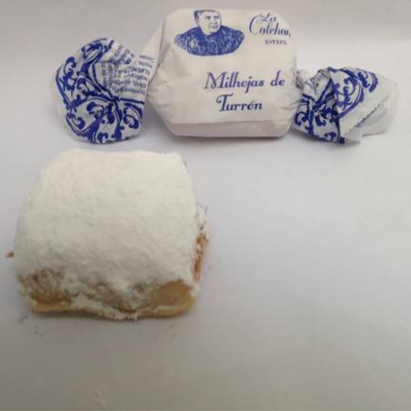 Milhoja de turrón